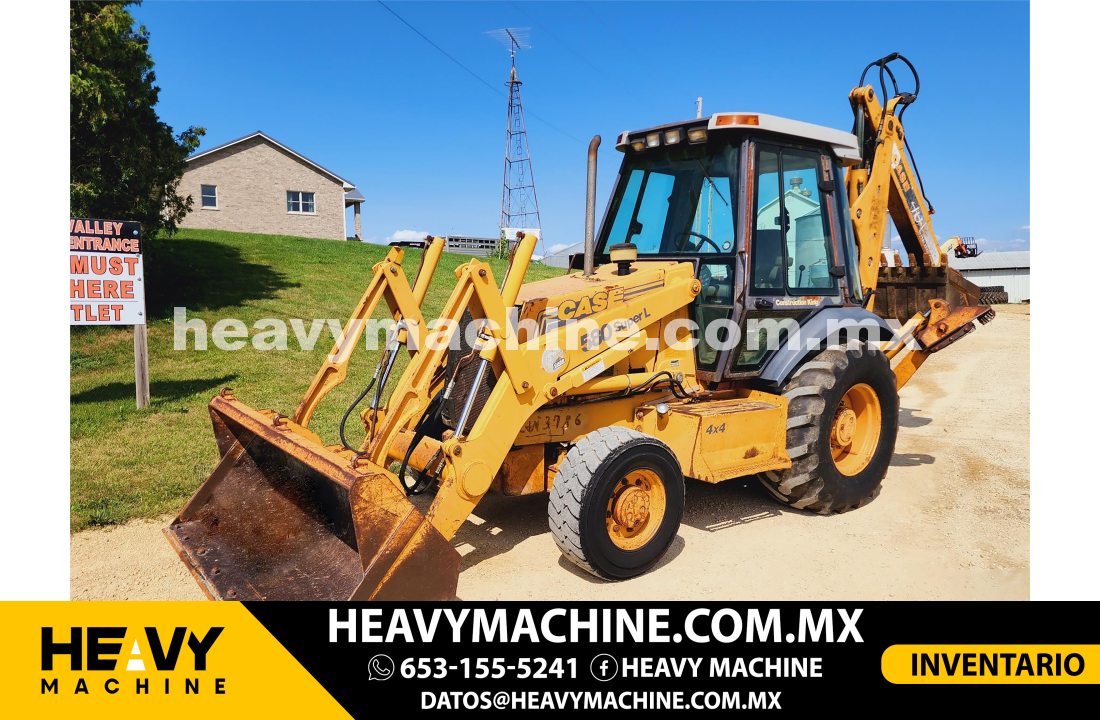 Maquinaria Pesada Retroexcavadora 2001 Case 580 Super L